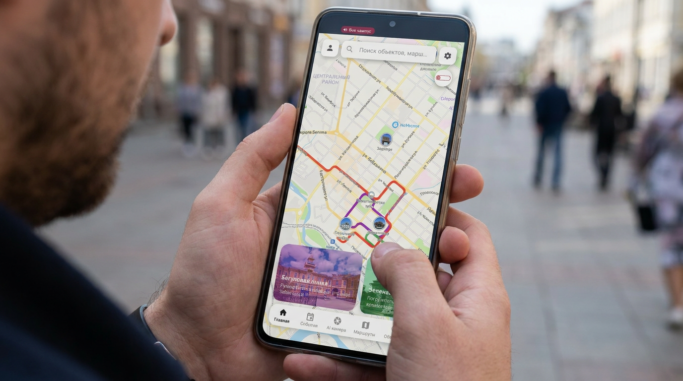 Приложение TourLine в руках
